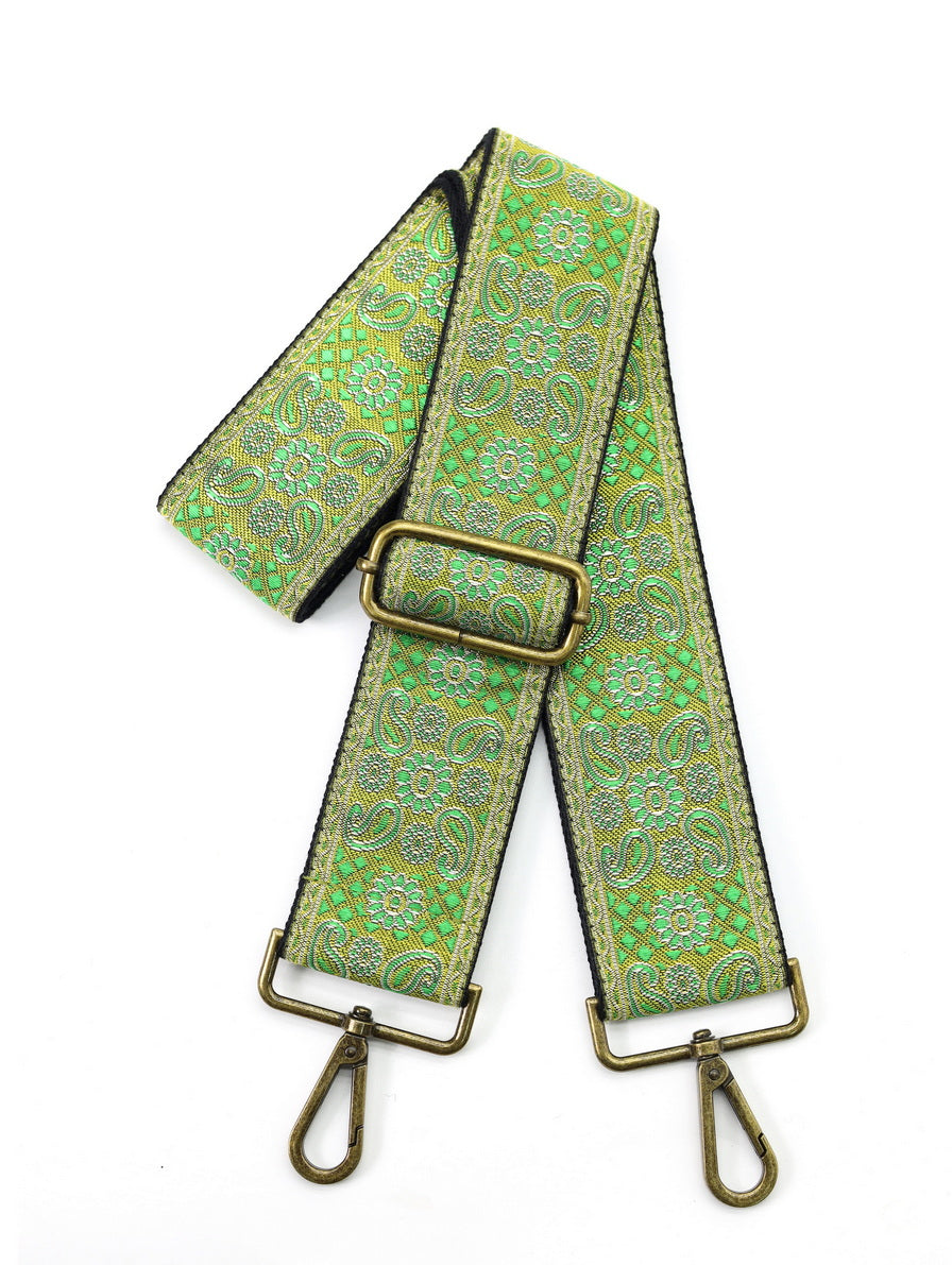 2.0"Paisley Pattern Adjustable Bag Strap