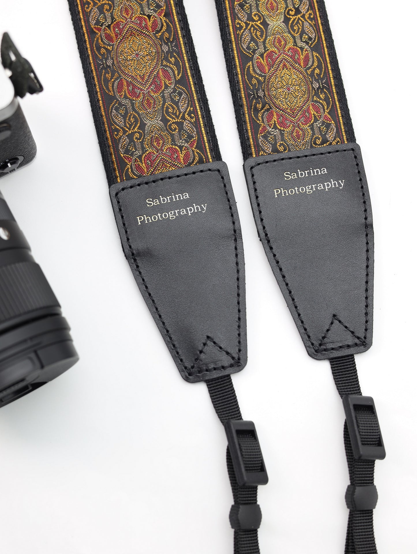 2.0“ Width adjustable Camera Strap | Embroidered Ribbon Camera Strap |  Photography Accessories | Holiday Gift