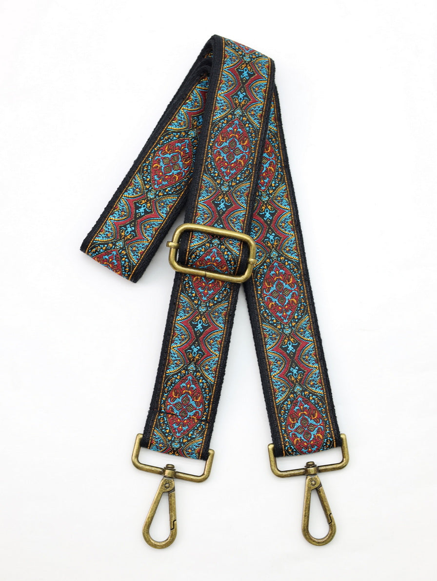 1.5‘’Vintage Pattern Adjustable Bag Strap