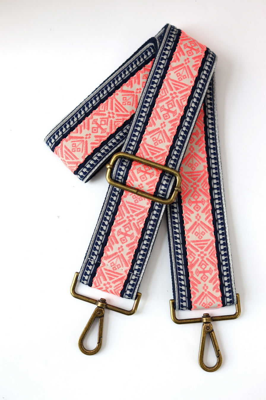 Wellplaylove 2.0"Adjustable Bag Strap| Navy Back