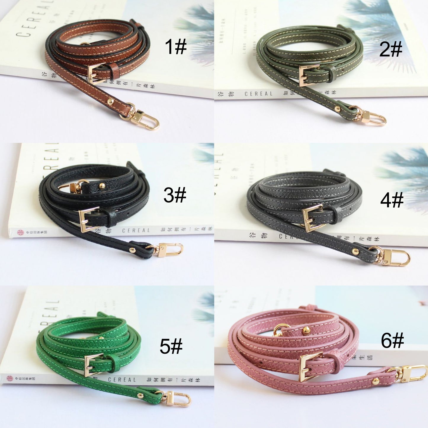 0.35" Wide DIY Crossbody Strap | Bag strap | Leather Strap | Purse Strap | Custom bag Strap | Strap replacement |Shoulder Strap